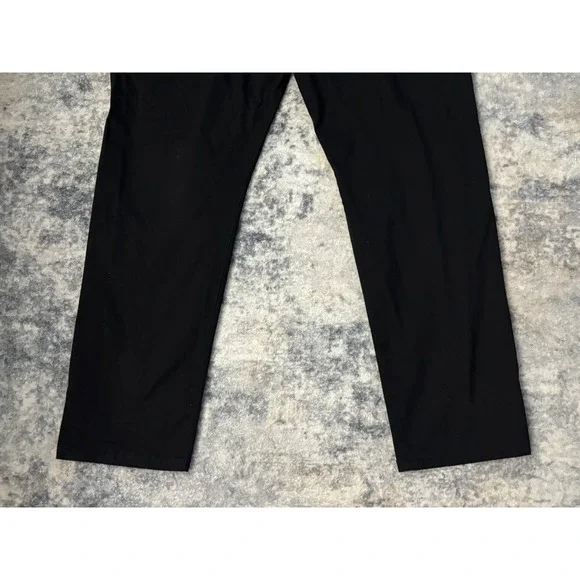 Lee Extreme Motion Jeans Mens 38x32 Black Straight Fit Tapered Leg Preppy Casual - Picture 6 of 11